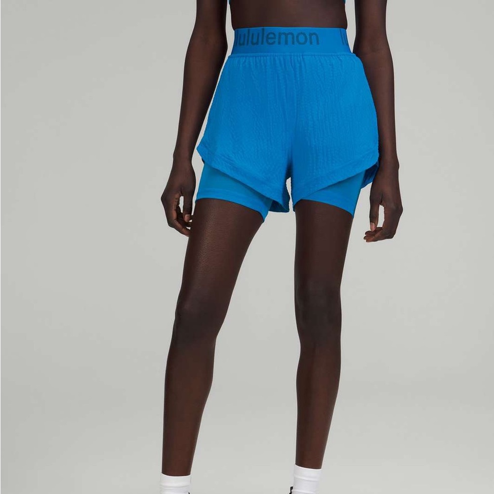 Lululemon Logo Waistband High-Rise Training Short